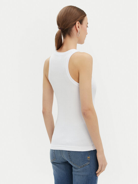 PINKO PINKO Топ 100822 A2C1 Білий Regular Fit