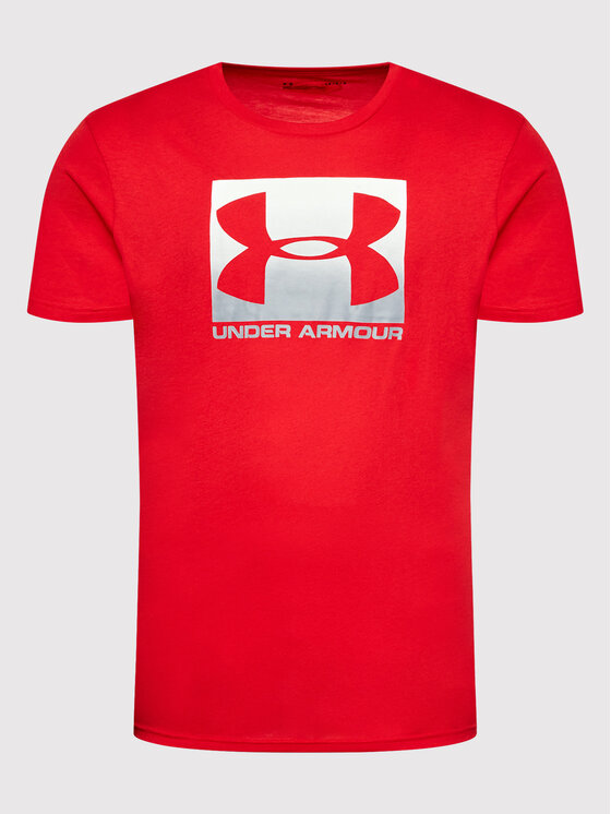 Under Armour Under Armour Póló Ua Boxed Sportstyle 1329581 Piros Loose Fit