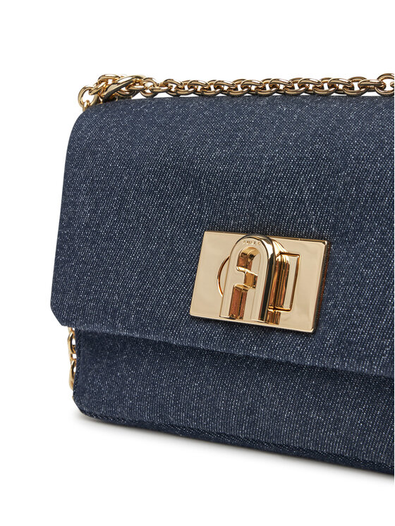 Furla Ročna torba Furla BAFKACO DE0000 2677S Mornarsko modra