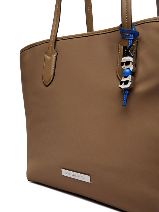 KARL LAGERFELD Kabelka KARL LAGERFELD B1W30012 Hnedá