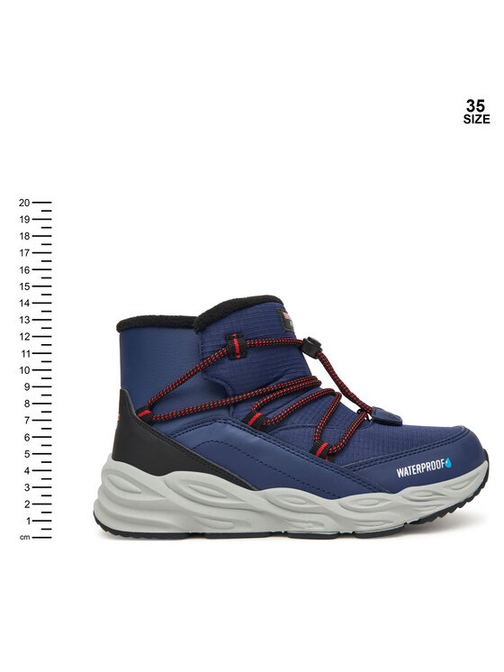 Skechers Sněhule Skechers Turbo Tread 406385L NVBK Tmavomodrá