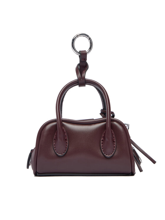 Calvin Klein Portachiavi Calvin Klein Emblem Trio Mini Bag Charm LV04F1315G Bordeaux