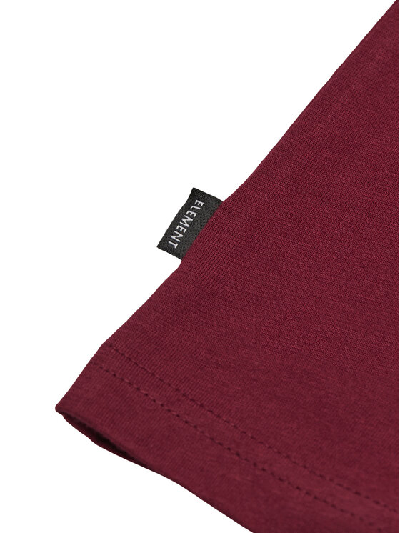 Element Element Camiseta Seal Bp ELYZT00596 Guinda/burdeos Regular Fit