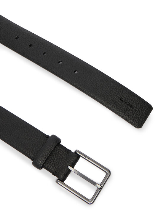 Calvin Klein Pasek Calvin Klein Warmth Buckle Pebble 35Mm Fixed LV04D7062G Czarny
