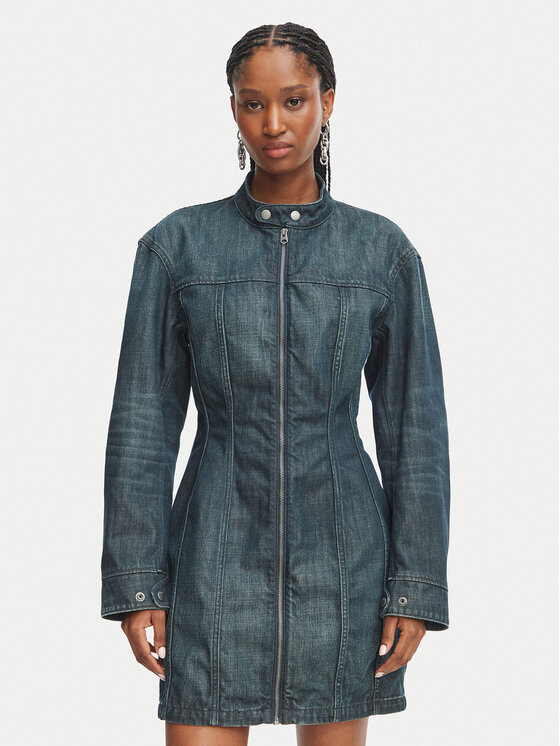 G-STAR G-STAR Φόρεμα τζιν Hourglass D29963-E358 Μπλε Regular Fit