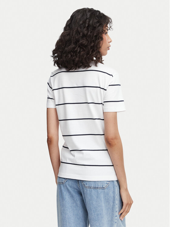 Beverly Hills Polo Club Beverly Hills Polo Club Camiseta P-SS26W-TS0162 Blanco Regular Fit