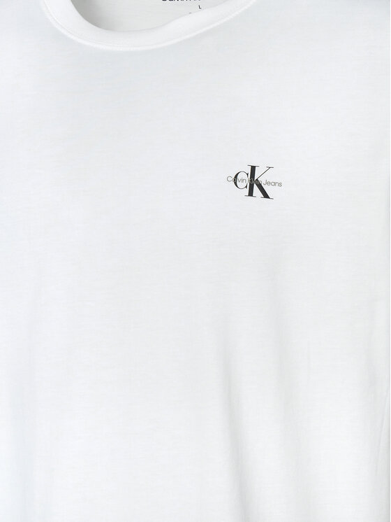 Calvin Klein Jeans Calvin Klein Jeans Set di t-shirt Monologo J30J320199 Bianco Regular Fit