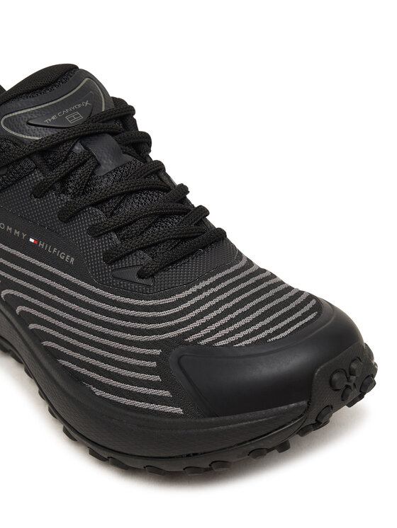 Tommy Hilfiger Sneakers Tommy Hilfiger The Canyon X Knit FW0FW09674 Nero