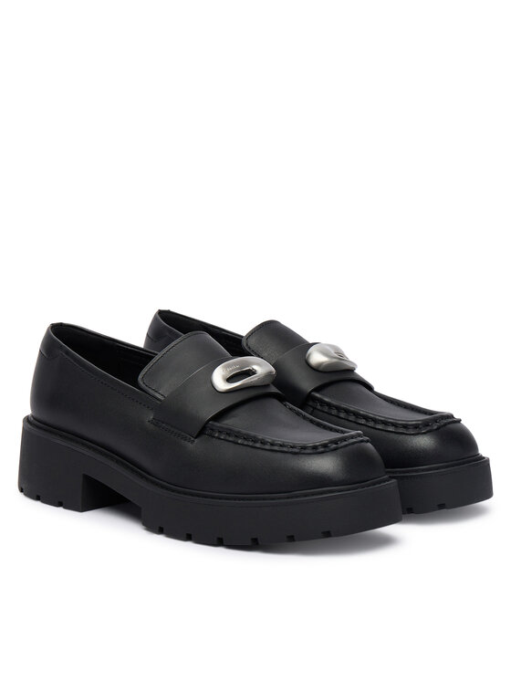 Calvin Klein Loafersy Calvin Klein Chunky Loafer Lth Hw YW0YW01912 Czarny
