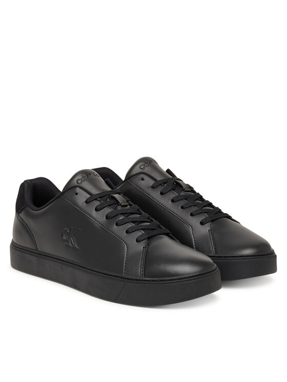 Calvin Klein Snīkeri Calvin Klein Classic Cupsole Laceup Lth YM0YM01435 Melns