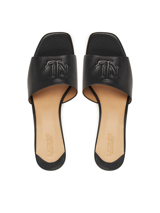 LAUREN RALPH LAUREN Ciabatte LAUREN RALPH LAUREN Everley Block-Heel 802974364001 Nero