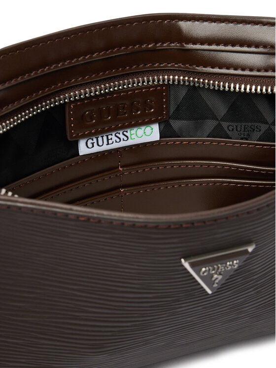 Guess Плоска сумка Guess HMMIPW P6257 Бордовий