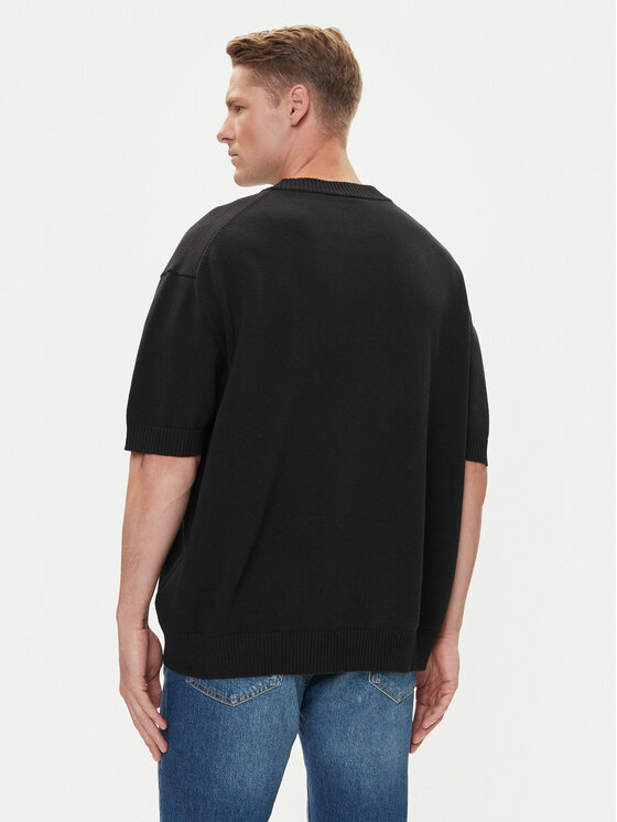 HUGO HUGO Футболка San Carson-CP 50543765 Чорний Relaxed Fit
