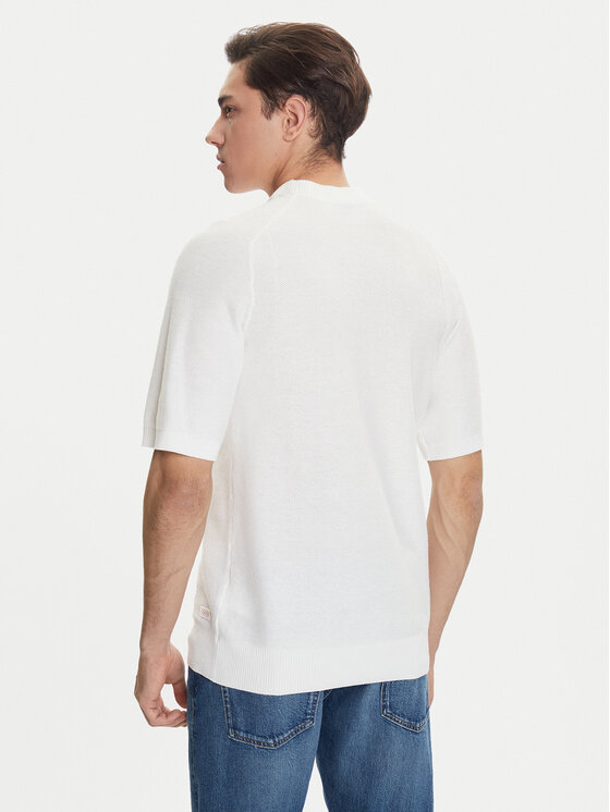 BOSS BOSS Футболка Kencel 50545678 Білий Regular Fit