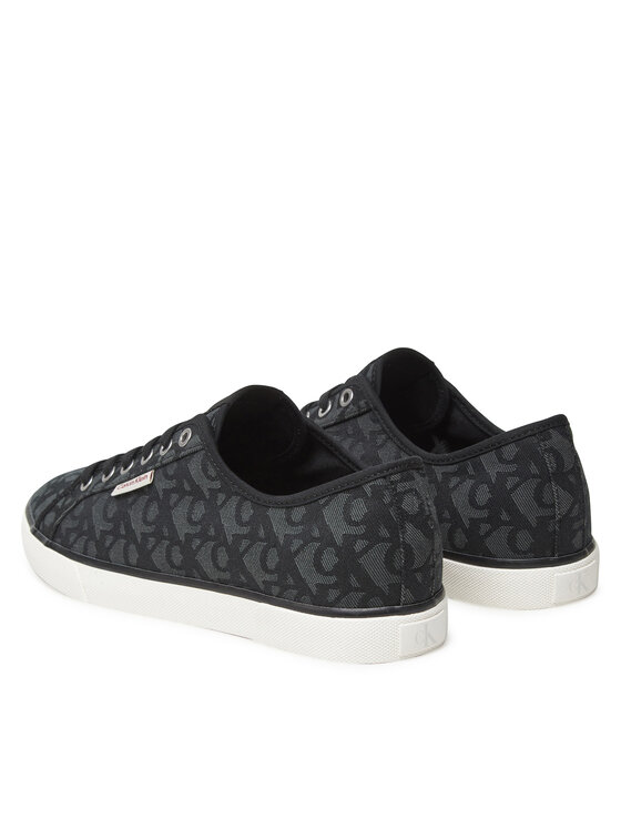 Calvin Klein Jeans Tenisówki Calvin Klein Jeans Ess Vulc Low Mg Cv Mono YM0YM01368 Czarny
