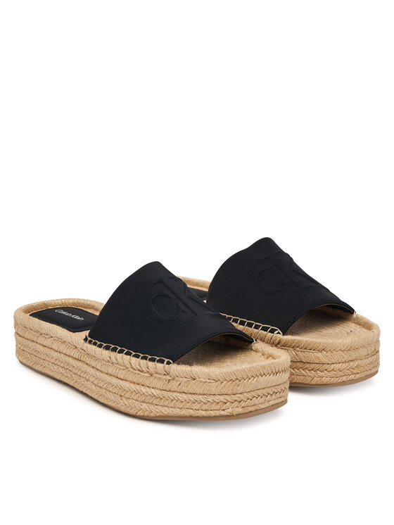 Calvin Klein Espadrile Calvin Klein Ebeth HW0HW02894 Crna