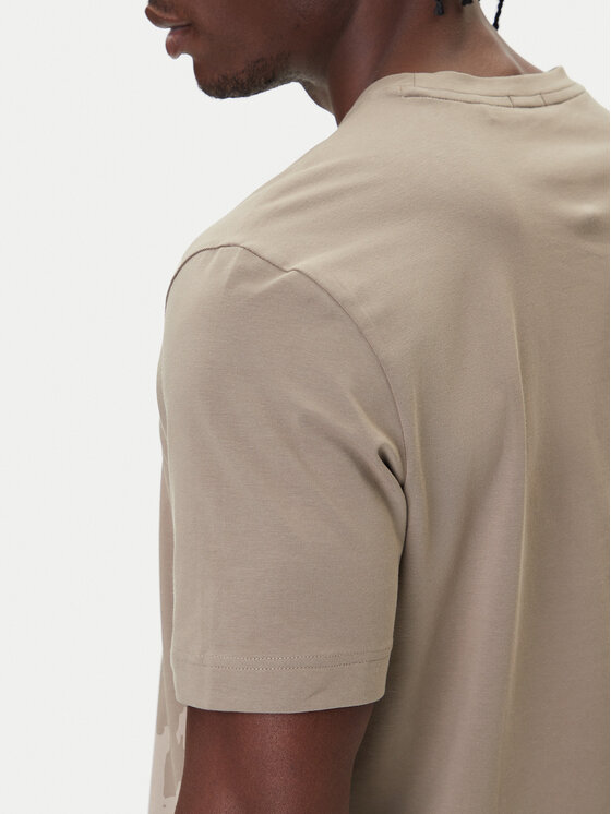 BOSS BOSS Camiseta Tchup 50473278 Beis Relaxed Fit