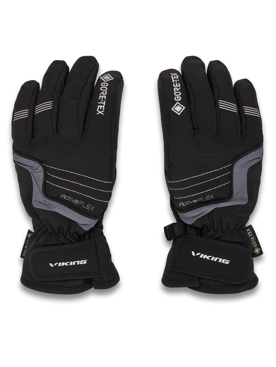 Viking Slēpošanas cimdi Viking Helix GTX Ski 165/22/2252/08 Melns