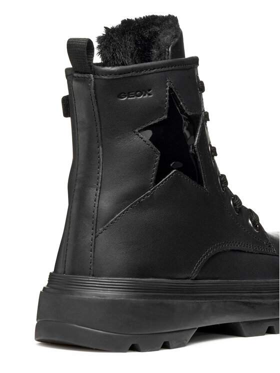 Geox Členková obuv Geox J Kiddartah J56MGG 08566 C9999 S Čierna