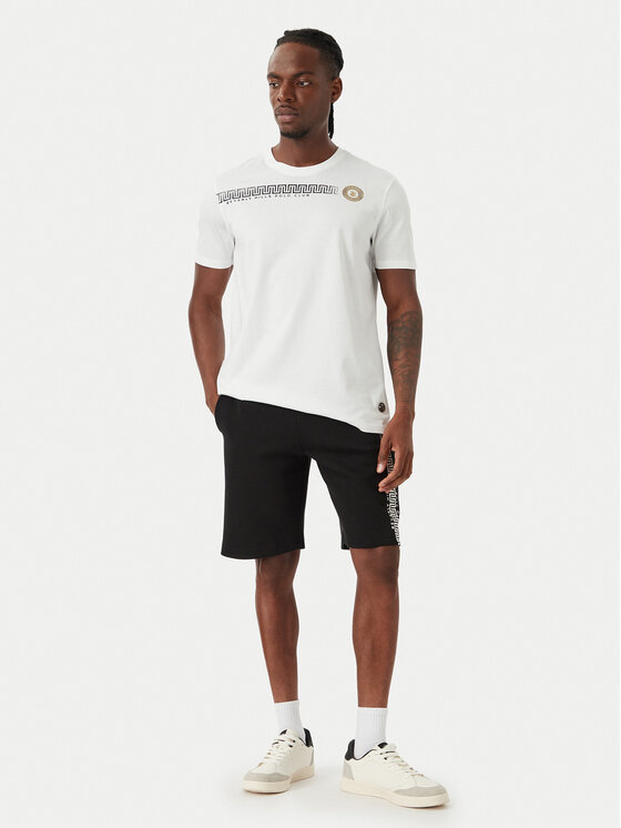 Beverly Hills Polo Club Beverly Hills Polo Club Camiseta M1608-HR Blanco Regular Fit