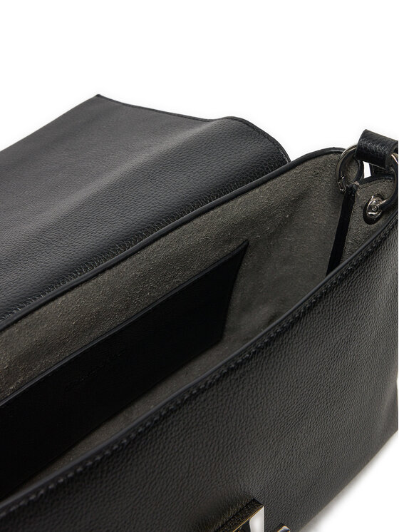 Calvin Klein Kabelka Calvin Klein Ck Plaque Medium Shoulder Bag K60K612783 Čierna