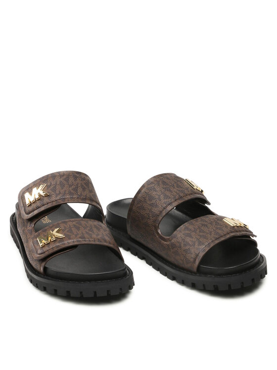 MICHAEL Michael Kors Παντόφλες MICHAEL Michael Kors Stark Slide 40F1BAFA1B Καφέ