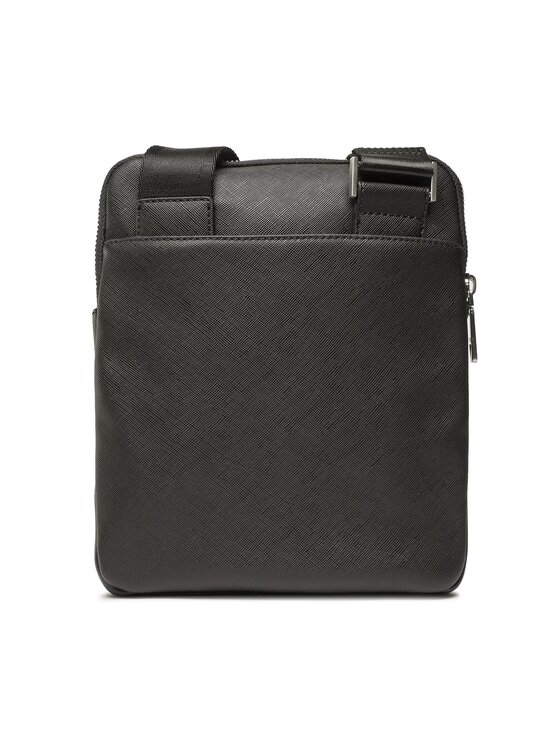 Guess Плоска сумка Guess Certosa Saffiano Smart HMECSA P3123 Чорний