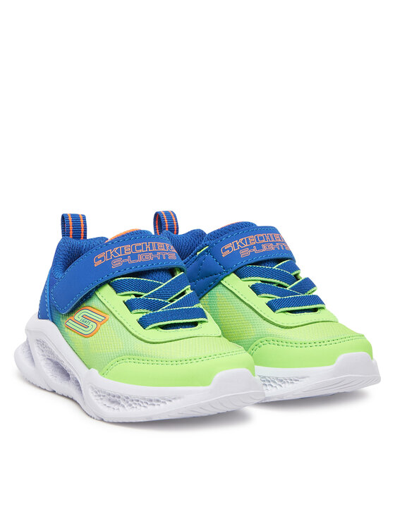 Skechers Superge Skechers Skechers Meteor-Lights-Krendox 401495N/BLLM Modra