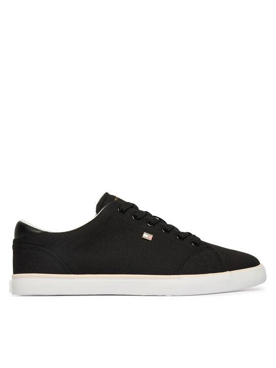 Tenisky Tommy Hilfiger Th Low Profile Vulc Canvas FW0FW09102 Černá