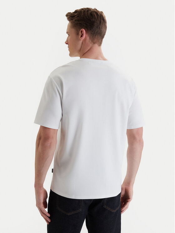 Nautica Nautica Camiseta W126-NAMTS-1010-01X Blanco Regular Fit