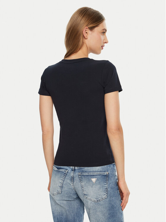 Guess Jeans Guess Jeans Футболка W5RI52 J1314 Cиній Slim Fit