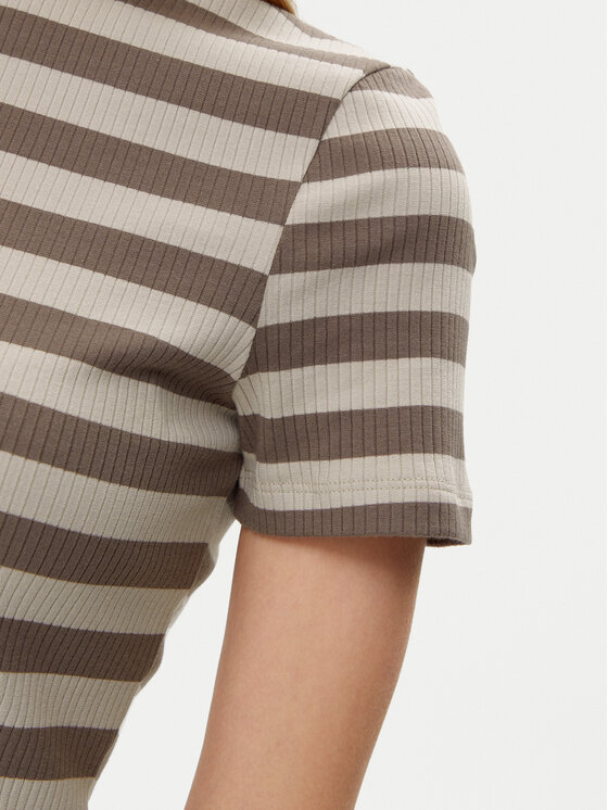 Noisy May Noisy May Футболка Elinor 27033178 Бежевий Slim Fit