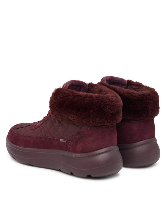 Skechers Kotníková obuv Skechers On-The-Go Encore - Cozy Fit Maisie 144844 Bordó