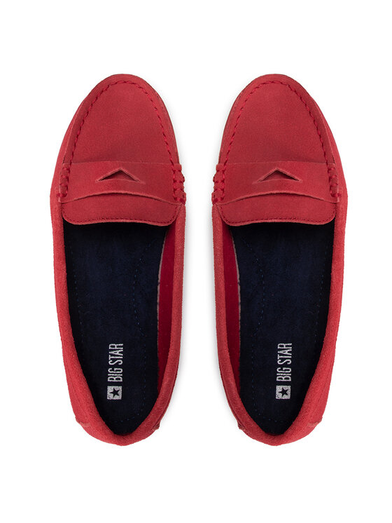 Big Star Shoes Μοκασίνια Big Star Shoes HH274668 Κόκκινο