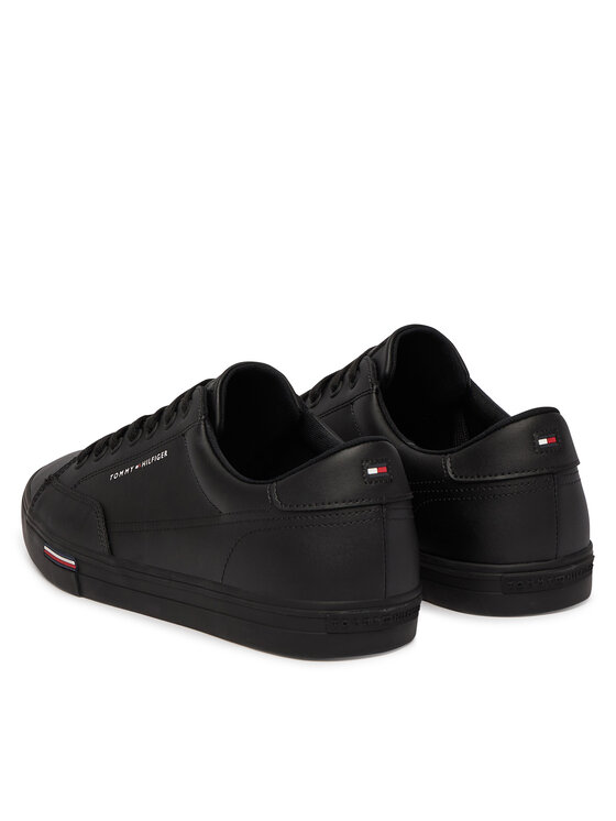 Tommy Hilfiger Teniszcipő Tommy Hilfiger Vulc Core Rwb Long Lace Lth FM0FM05814 Fekete