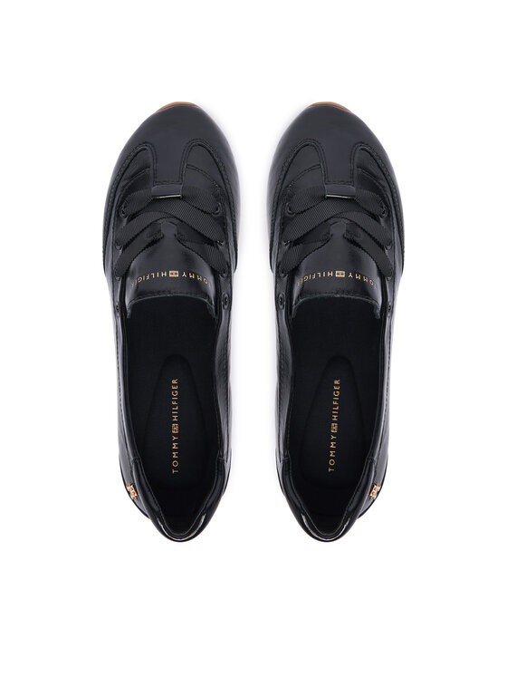Tommy Hilfiger Baleríny Tommy Hilfiger Bella Ballet Sneaker FW0FW09449 Černá