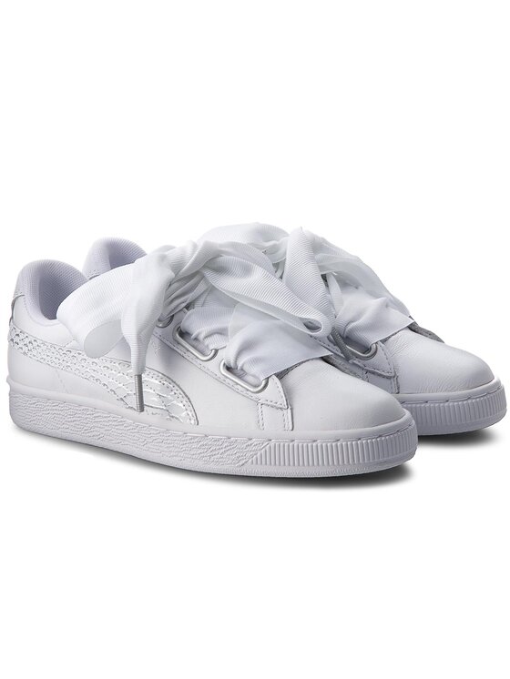 Puma Superge Puma Basket Heart Oceanaire 366443 02 Bela