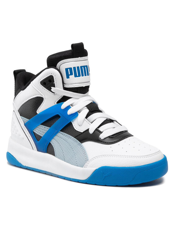 puma backcourt mid white