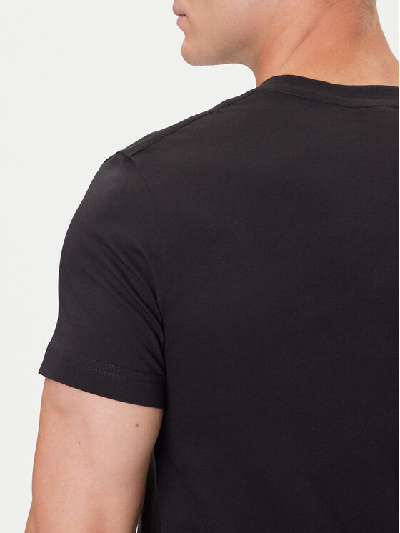 Versace Jeans Couture Versace Jeans Couture Camiseta 79GAHE02 CJ00E Negro Regular Fit