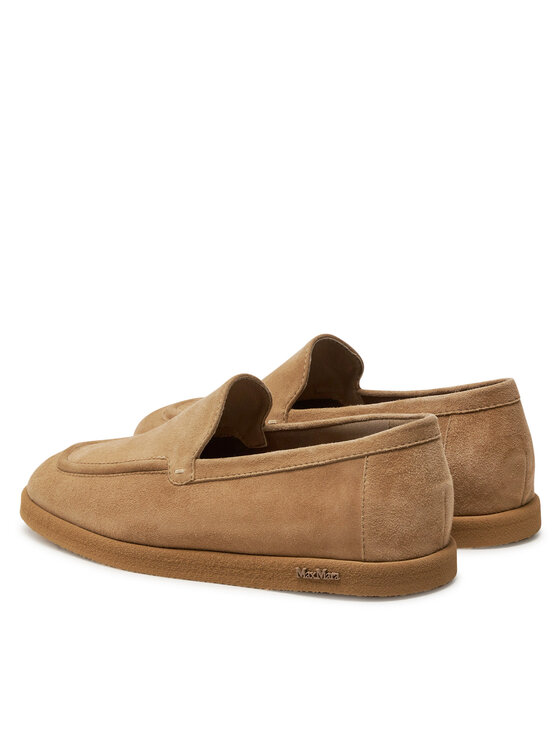 Max Mara Mokasyny Max Mara Softloafers 2424526311600 Beżowy