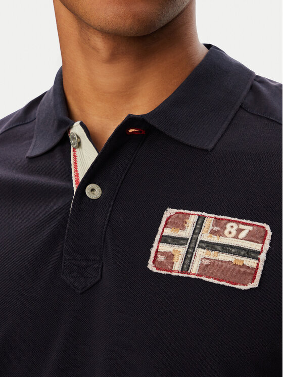 Napapijri Napapijri Polo Polo Ss NP0A8BLH Azul marino Regular Fit