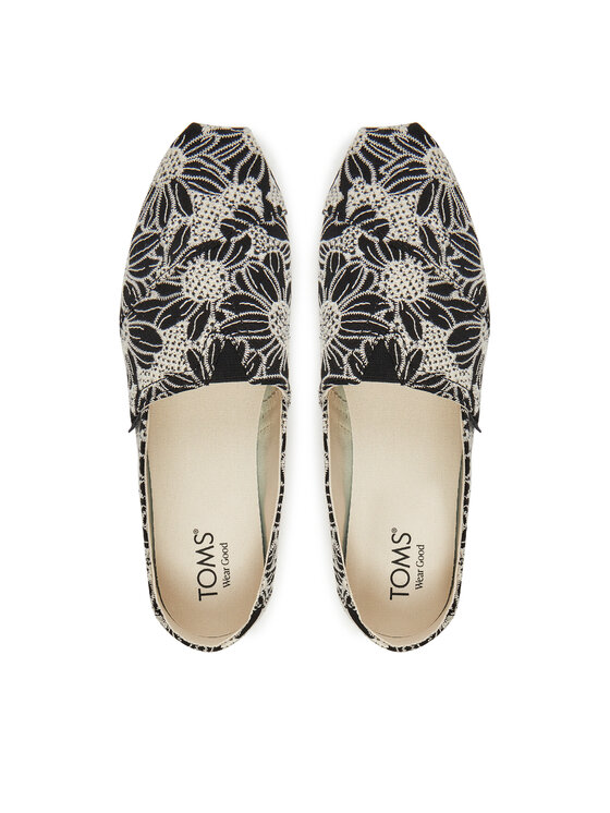 Toms Nizki čevlji Toms Alpargata Classic 10021888 Črna