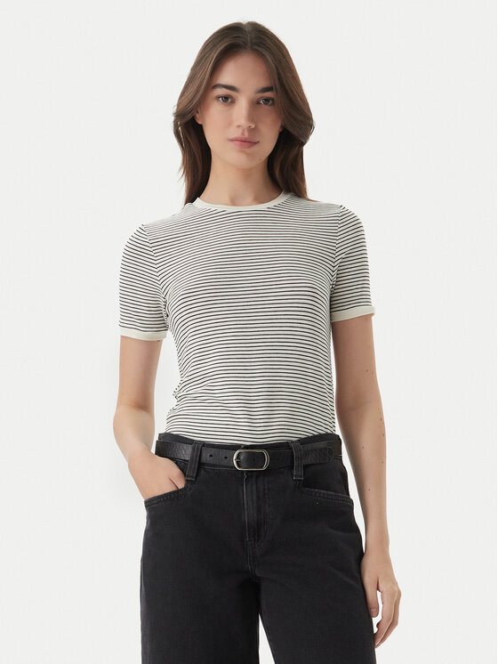ONLY ONLY Camiseta Tine 15315406 Negro Regular Fit