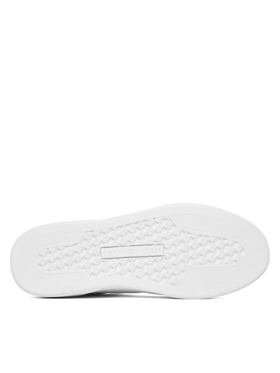 Tommy Hilfiger Laisvalaikio batai Tommy Hilfiger Essential Chic Court Sneaker FW0FW09019 Balta