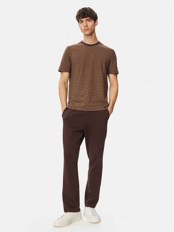 MICHAEL Michael Kors MICHAEL Michael Kors Camiseta CS5529A5KS Marrón oscuro Regular Fit
