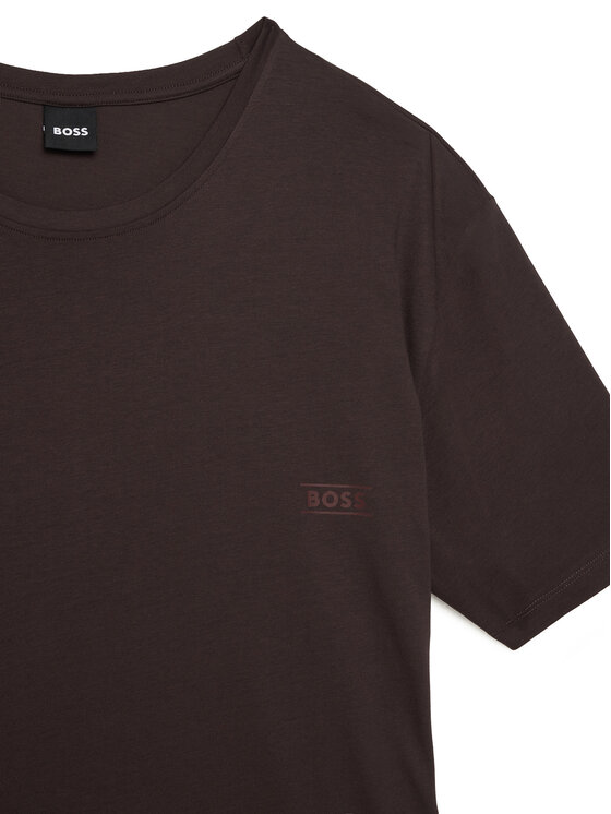BOSS BOSS Camiseta 50565324 Marrón oscuro Regular Fit