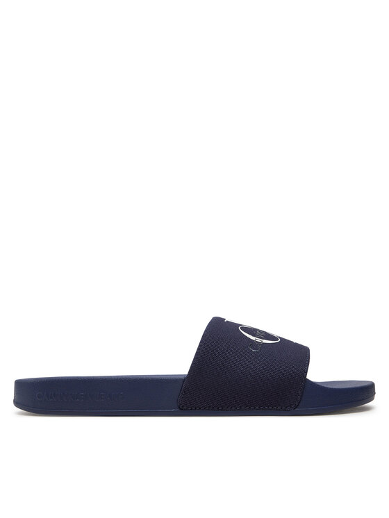 Šľapky Calvin Klein Jeans Slide Monogram Co YM0YM00061 Tmavomodrá