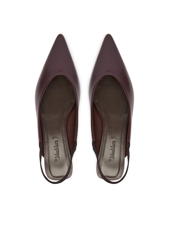 Max Mara Balerinke Max Mara Mxacrea 2614521431600 Bordo rdeča