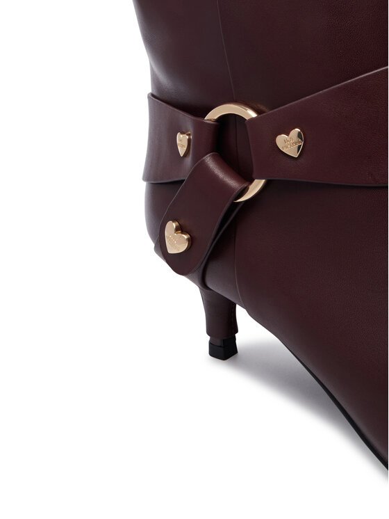 LOVE MOSCHINO Боти LOVE MOSCHINO JA21077G0PIA0552 Бордо