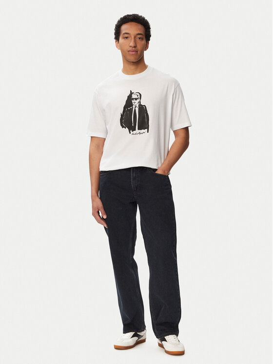 KARL LAGERFELD KARL LAGERFELD Camiseta 755143 563225 Blanco Regular Fit